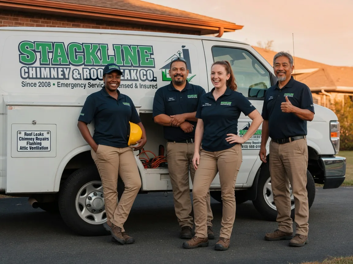 Chimney flashing repair company in Okay, OK